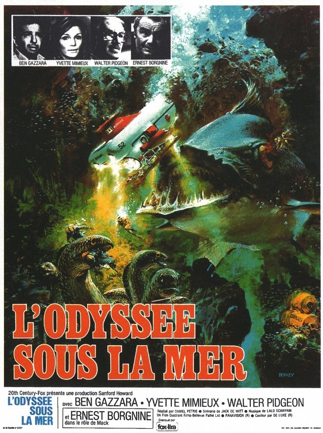 Odyssée sous la mer - Affiches