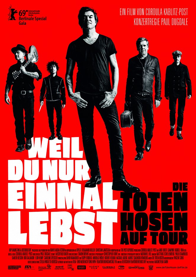 Protože žiješ jen jednou - Die Toten Hosen - Plakáty