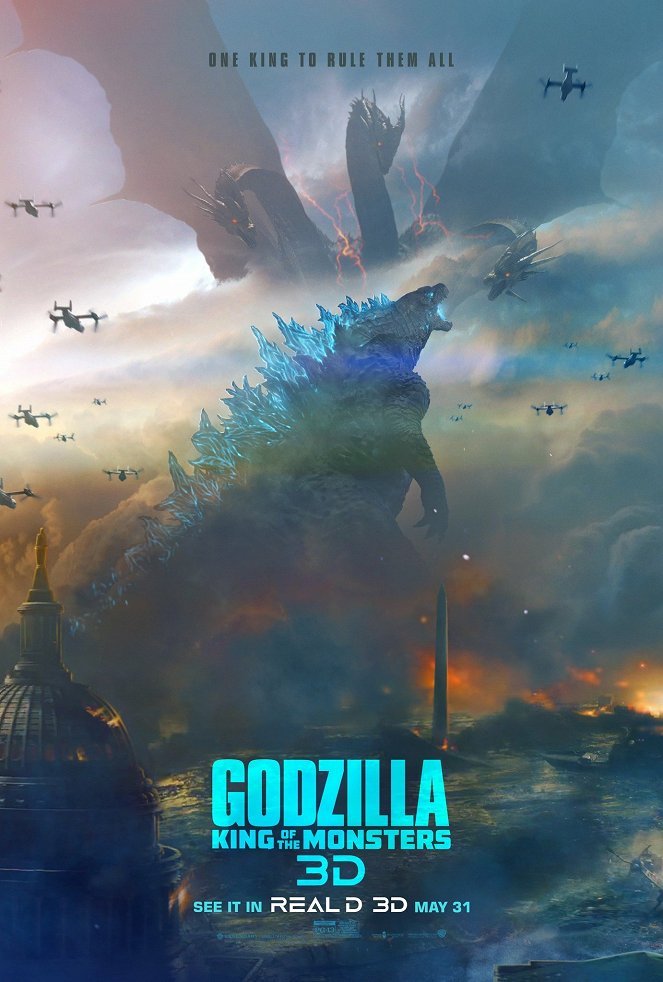 Godzilla II: King of the monsters - Julisteet