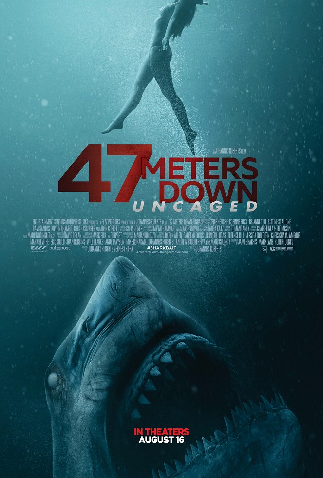 47 Meters Down: Uncaged - Affiches