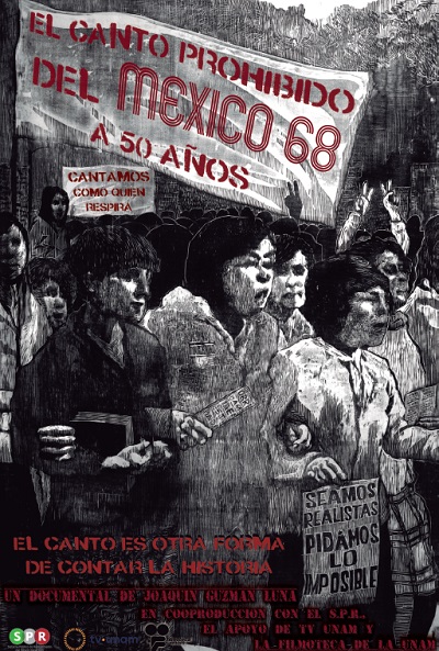 El canto prohibido del México 68…a 50 años - Plakáty