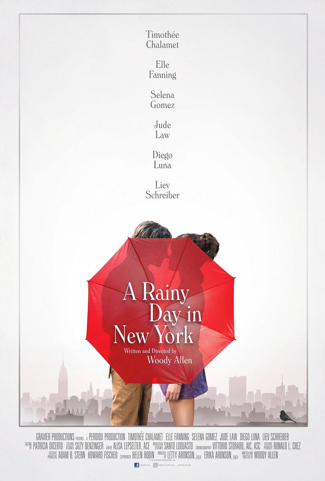 Un jour de pluie à New York - Affiches