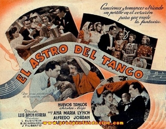 El astro del tango - Cartazes