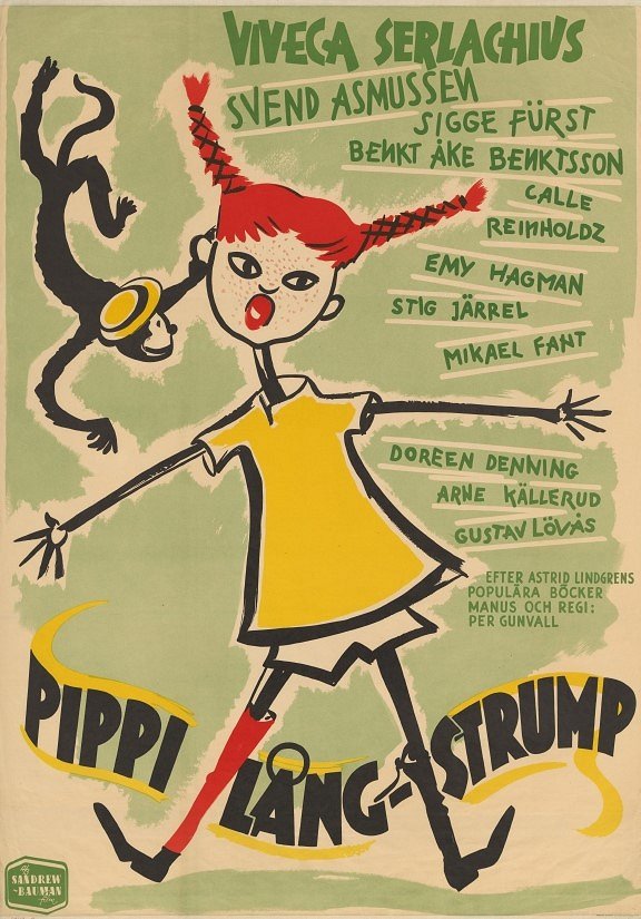 Pippi Långstrump - Plakaty