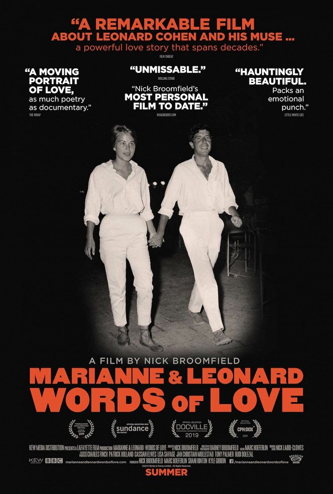 Marianne & Leonard: Words of Love - Posters