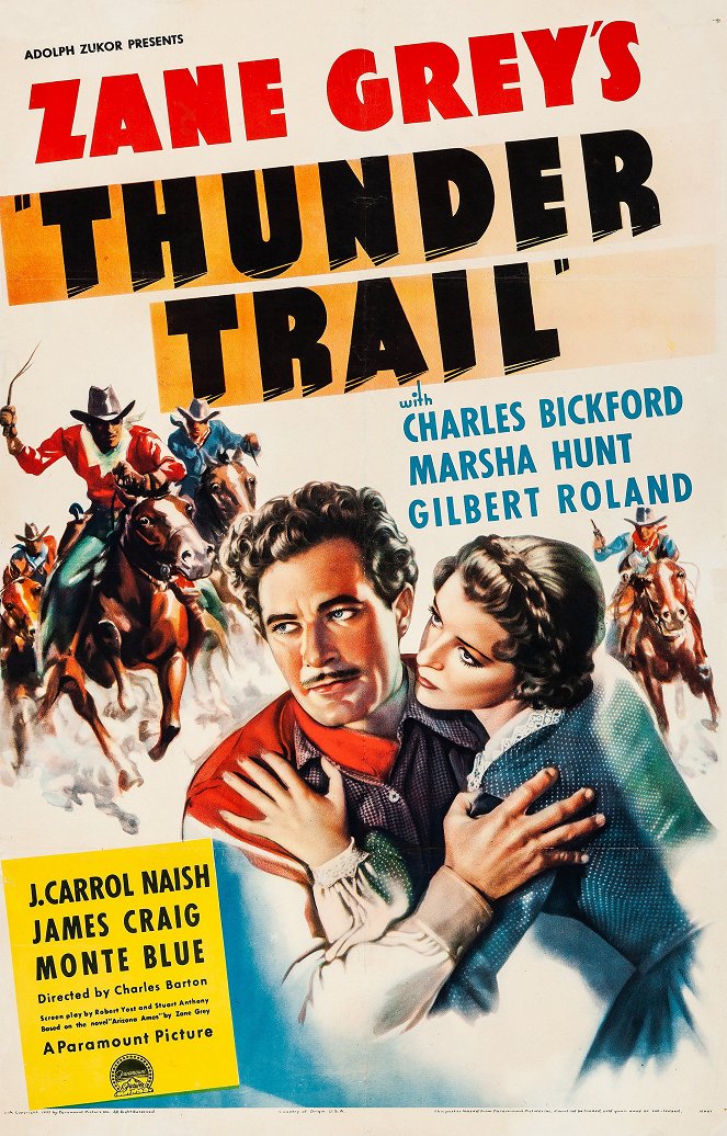 Thunder Trail - Carteles