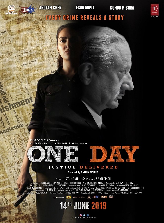 One Day: Justice Delivered - Cartazes