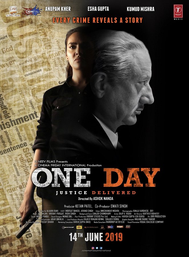 One Day: Justice Delivered - Julisteet