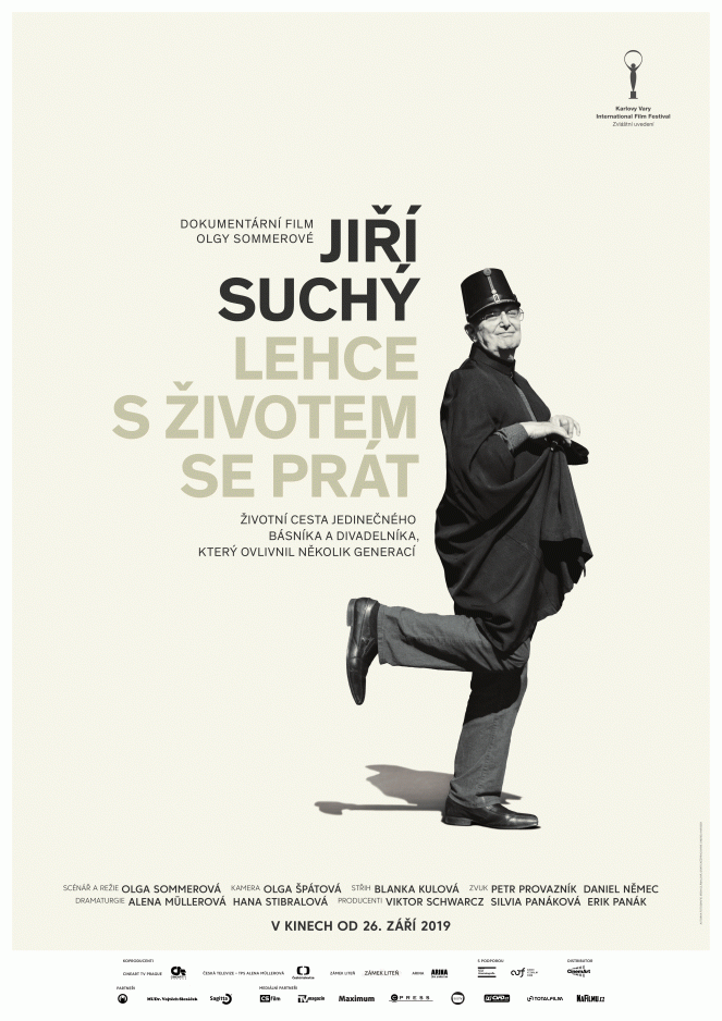 Jiří Suchý - Lehce s životem se prát - Plakátok