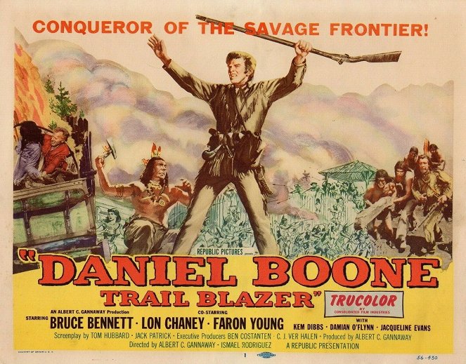 Daniel Boone, juicio de fuego - Carteles
