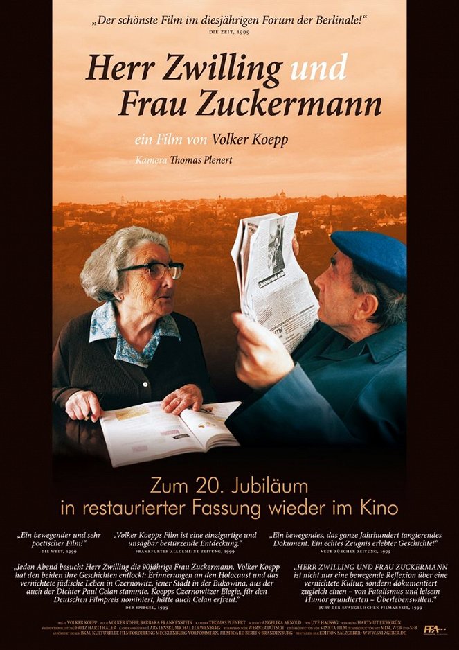 Herr Zwilling und Frau Zuckermann - Julisteet