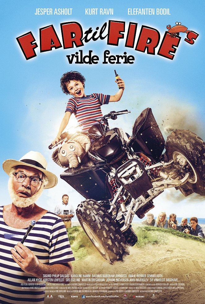 Far til fires vilde ferie - Affiches