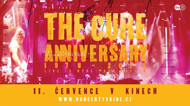The Cure – Anniversary 1978-2018 Live in Hyde Park London - Plakáty