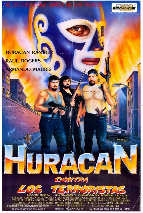 Huracán Ramírez contra los terroristas - Affiches