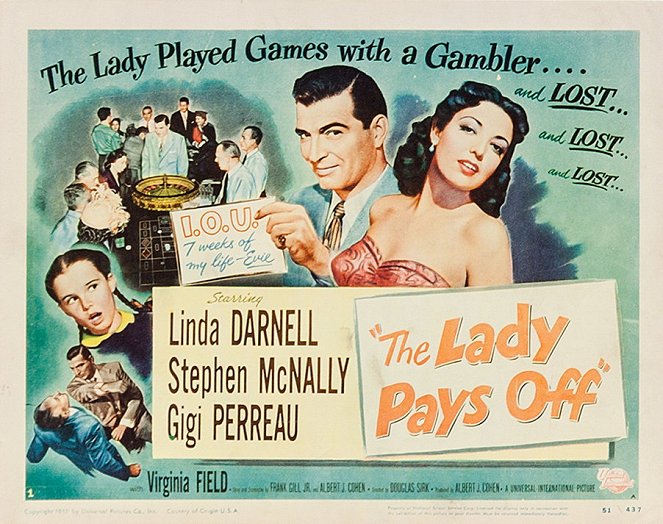 The Lady Pays Off - Plakátok