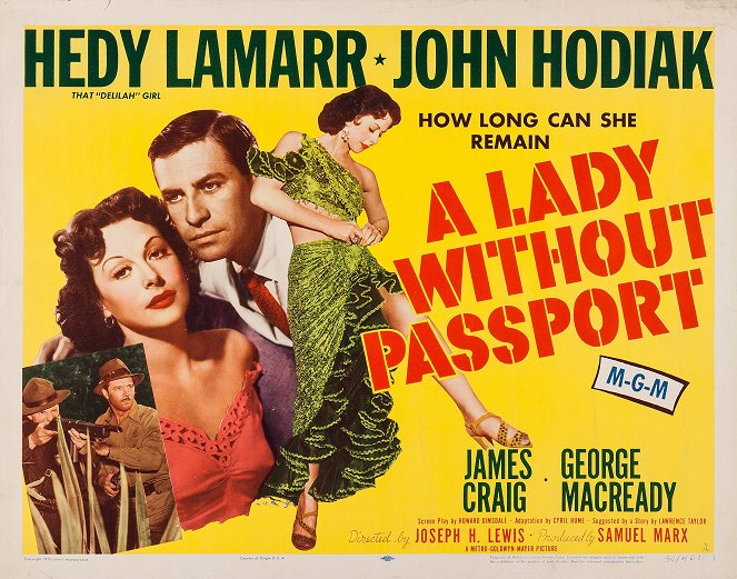 A Lady Without Passport - Plakaty