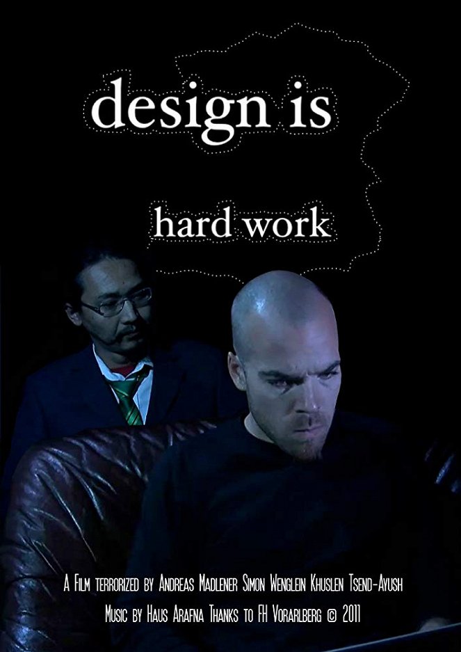 Design Is Hard Work - Plakate