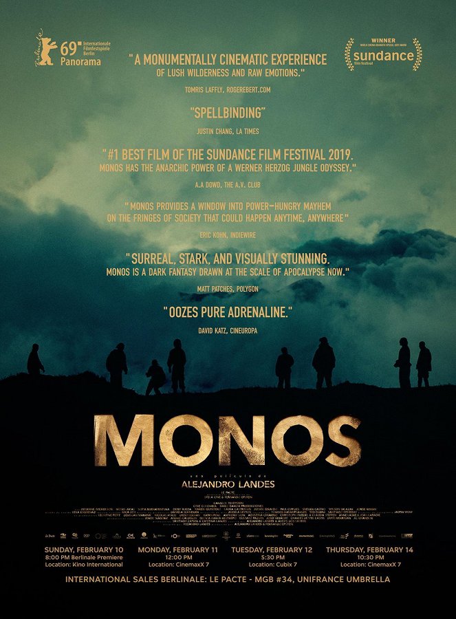 Monos – oddział małp - Plakaty