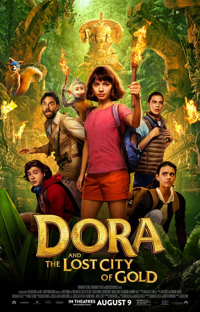 Dora a ztracené město - Plakáty