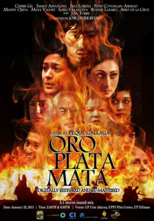 Oro, Plata, Mata - Posters