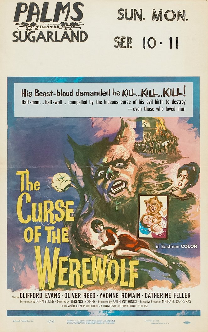The Curse of the Werewolf - Posters