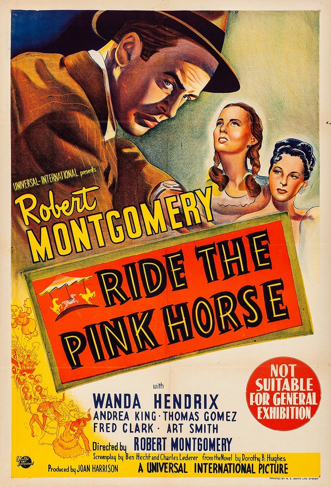 Ride the Pink Horse - Posters