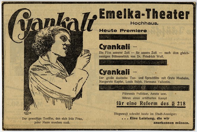 Cyankali - Plakate