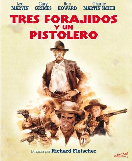 Tres forajidos y un pistolero - Carteles