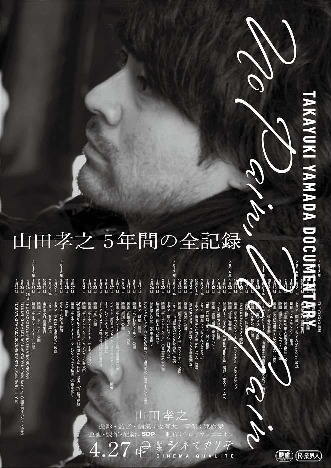 Takayuki Yamada Documentary Gekidžóban: No Pain, No Gain - Cartazes