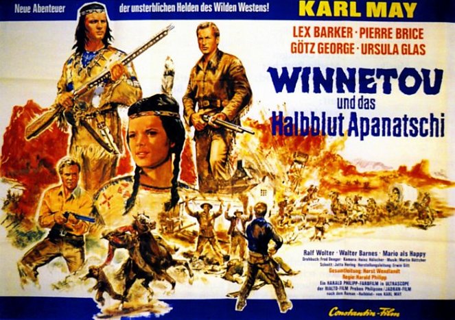 Winnetou und das Halbblut Apanatschi - Affiches