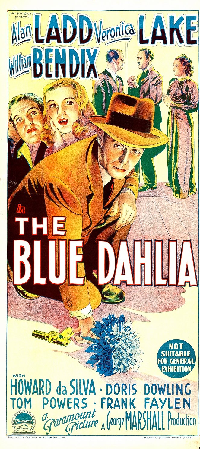 The Blue Dahlia - Posters