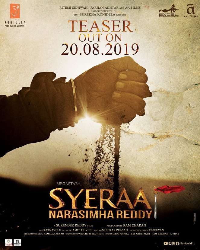 Sye Raa Narasimha Reddy - Plakátok