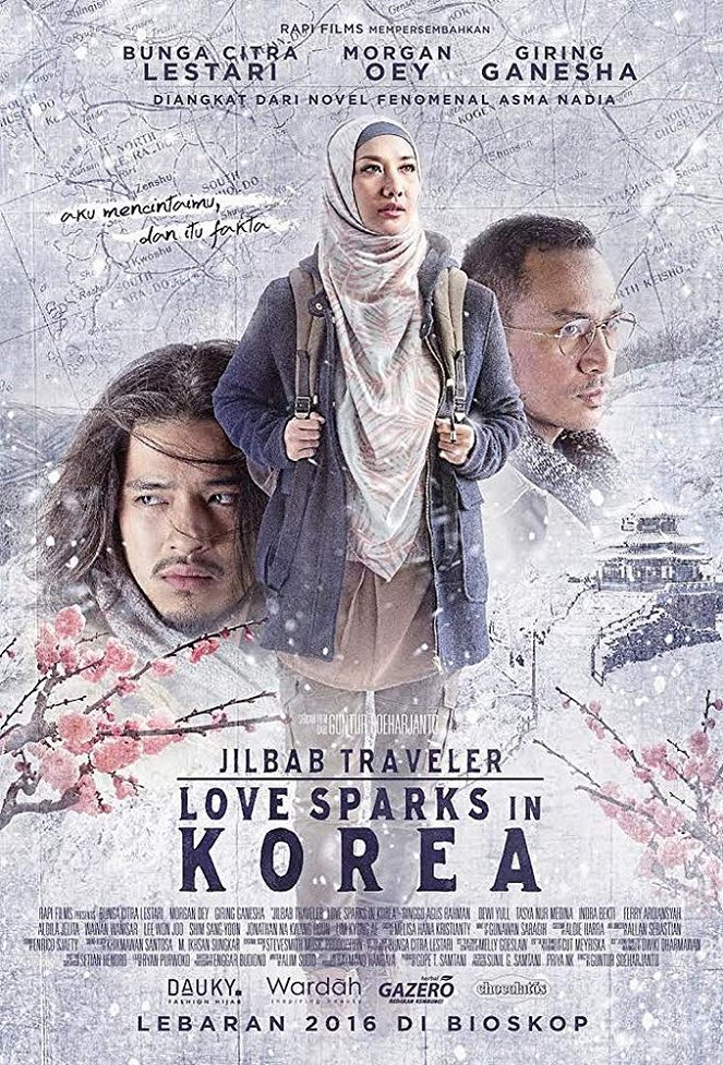 Jilbab Traveler: Love Sparks in Korea - Plakaty