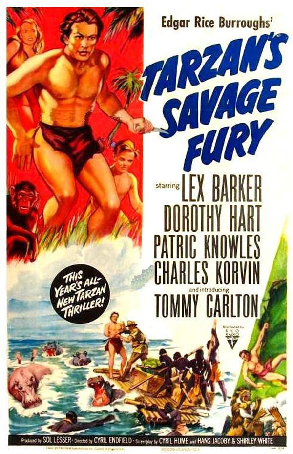 Tarzan's Savage Fury - Plakaty