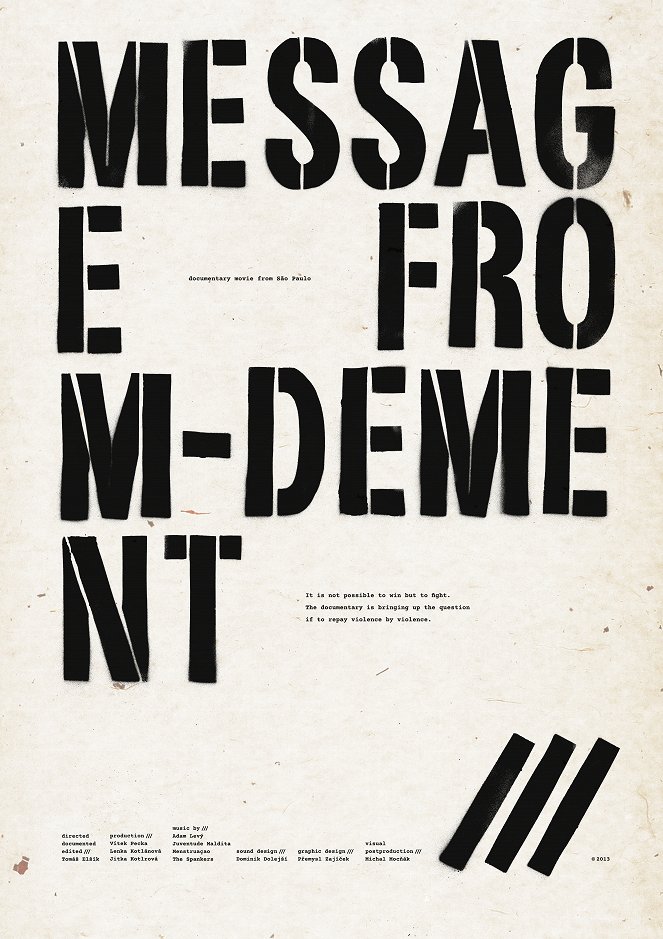 Message from Dement - Posters