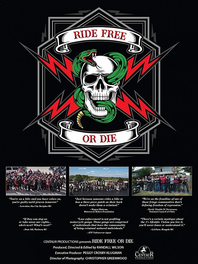Ride Free or Die - Plakate