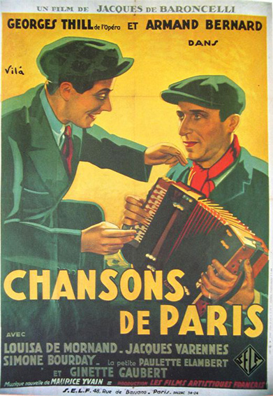 Chansons de Paris - Plagáty