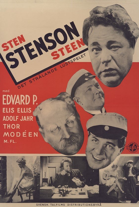Sten Stensson Stéen från Eslöv på nya äventyr - Plakátok