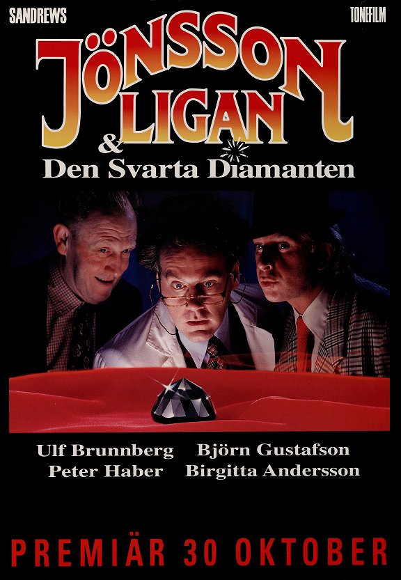 Jönssonligan & den svarta diamanten - Plakaty