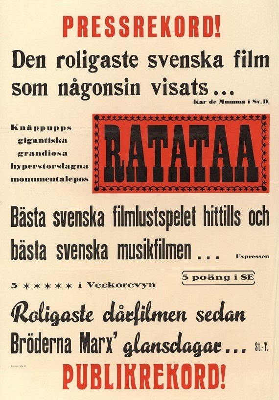 Ratataa eller The Staffan Stolle Story - Plakate