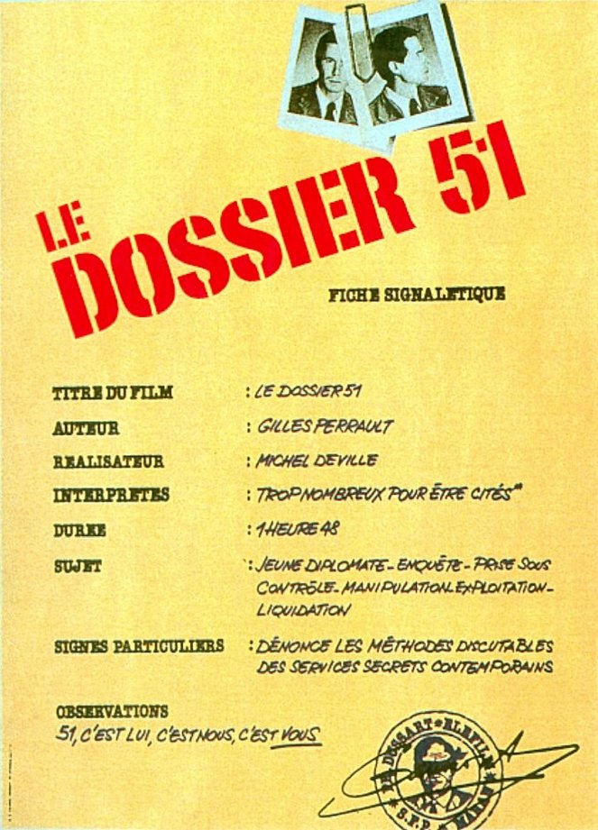 Le Dossier 51 - Affiches