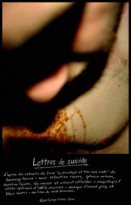Lettres de suicide - Julisteet