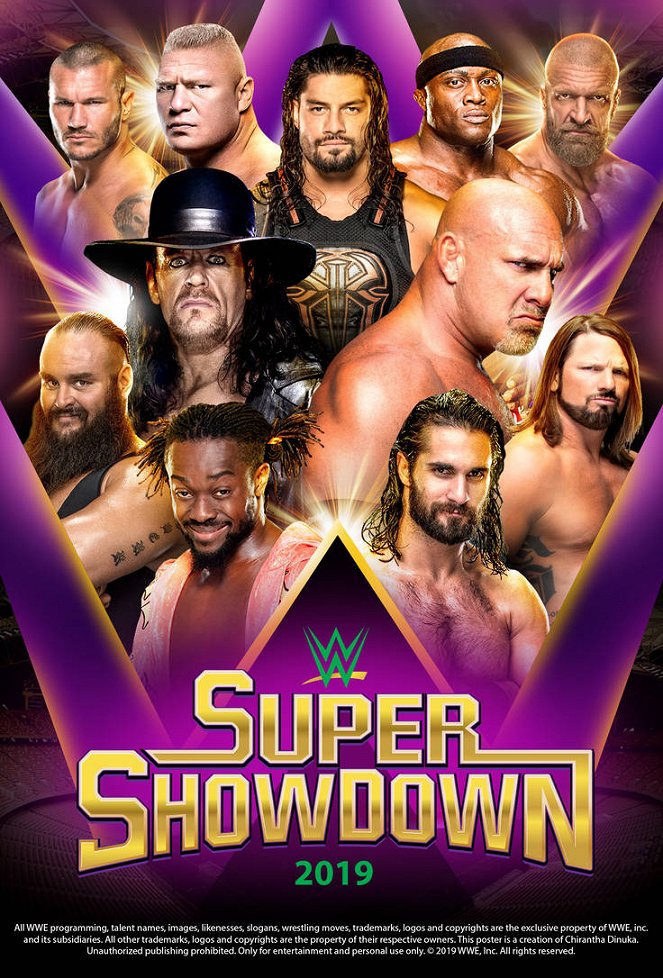 WWE Super Show-Down - Julisteet