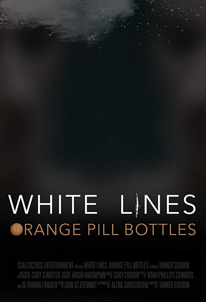 White Lines, Orange Pill Bottles - Plakáty