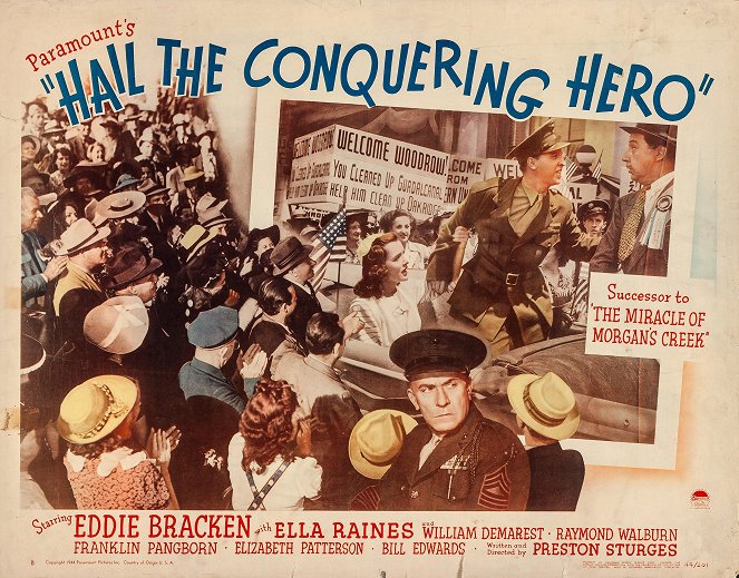 Hail the Conquering Hero - Posters