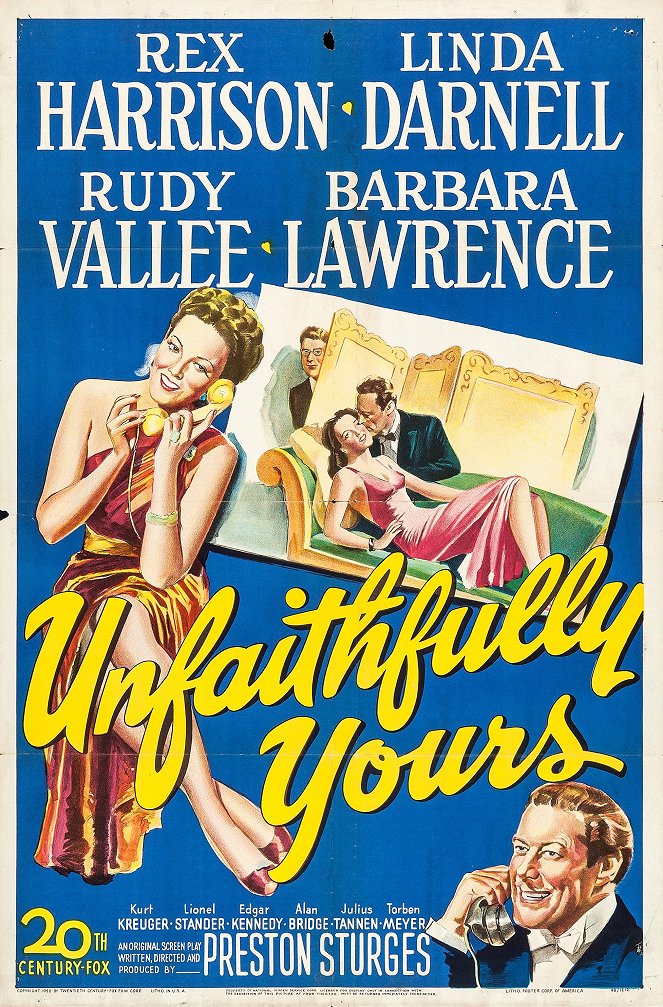 Unfaithfully Yours - Posters