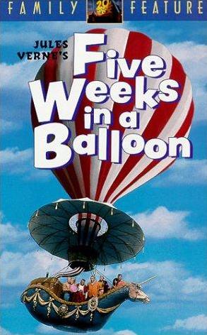 Five Weeks in a Balloon - Cartazes