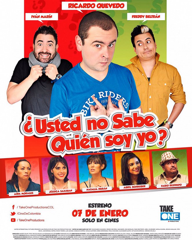 Usted No Sabe Quien Soy Yo? - Plakate