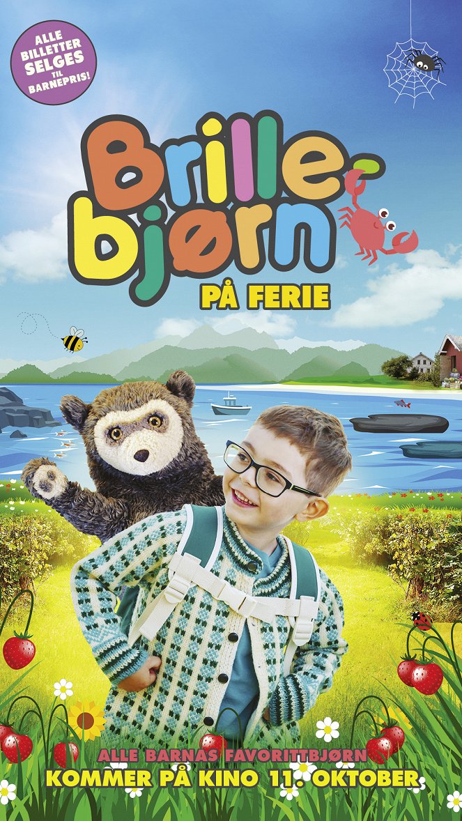 Brillebjørn på ferie - Plakáty