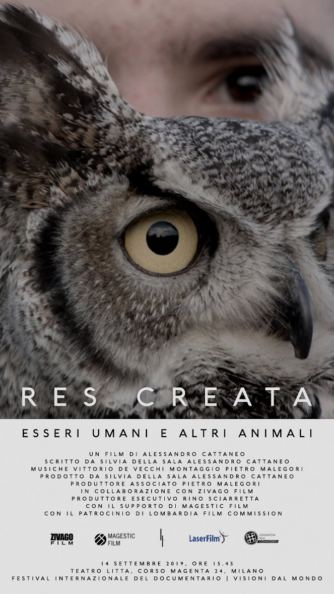 RES CREATA – Lidé a jiná zvířata - Plagáty